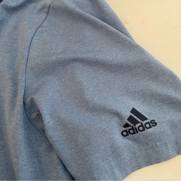 Adidas blue men’s pollo M - Picture 3 of 4